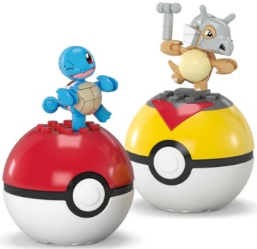 MBL POKEMON POKEBALL SQUIRTLE AND CUBONE HXP15 WB3