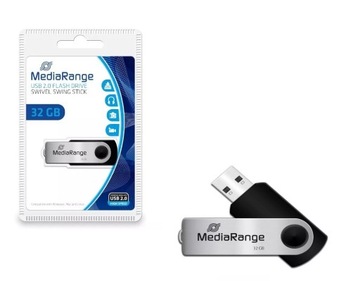 Pendrive 32GB MEDIARANGE USB 2.0 Obracany MR911