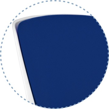 ROOKEE Уникальный вращающийся стул синего цвета.