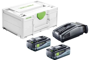ZESTAW ENERGII 2x AKUMULATOR 8,0Ah 18V 577327 FESTOOL SYS 18V 2x8,0/SCA16