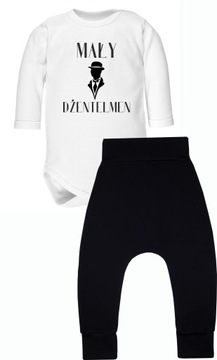 Komplet dziecięcy elegancki- body ze spodenkami104