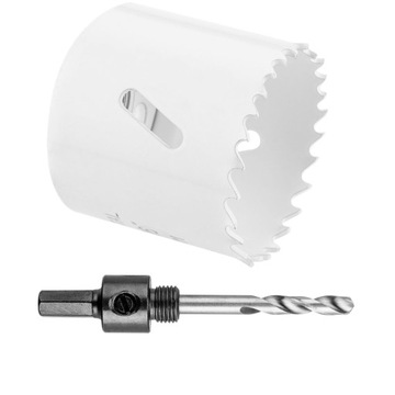 OTWORNICA BI-METALOWA 51 MM + ADAPTER GRAPHITE