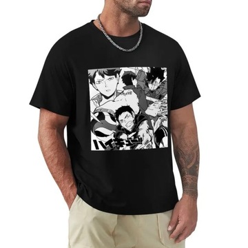 Haikyuu!! Captains black man mens vintage T-Shirt Koszulka