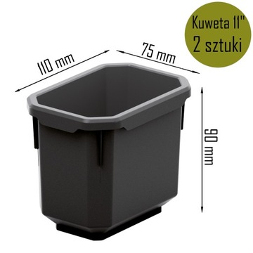 Размеры НАСТЕННЫХ КОНТЕЙНЕРОВ. 78x39см 12 кювет