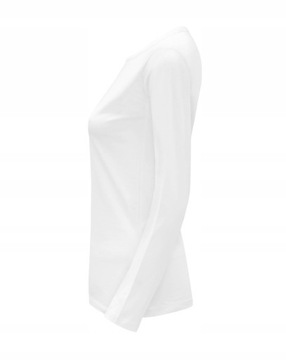 T-SHIRT DAMSKA koszulka z długim rękawem JHK TSRL CMF LS biała WH r. S