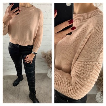 Sweter damski r 46 S Topshop morelowy