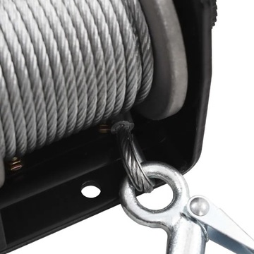 Wciągarka elektryczna 12 V, z przewodowym sterowan