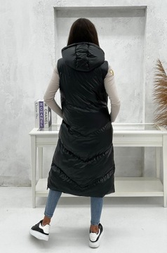 DZ3183 r XL ЖЕНСКИЙ УТЕПЛЕННЫЙ ЖИЛЕТ С МАКСИМАЛЬНЫМИ РУКАВАМИ