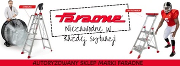 Профессиональная алюминиевая лестница Faraone Lady 6