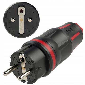WTYCZKA GUMOWA 16A 230V 3P IP54 2SL TOP TAURUS2 05721-sr PCE