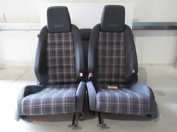 VW GOLF VI 6 5K GTI HATCHBACK 5 DRZWI FOTELE FOTEL KANAPA