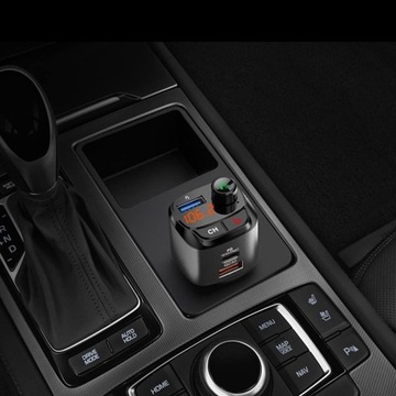 МОЩНОЕ автомобильное зарядное устройство с Bluetooth FM-передатчиком 18 Вт QC3.0 USB-C