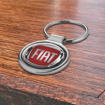 Брелок 3D-брелок Брелок с логотипом автомобиля FIAT ПОДАРОК