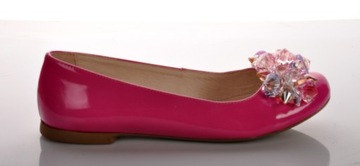 Балетки, кожа, КАМНИ, ЦИРКОНИЙ, ОТДЕЛКА РОЗ, BULLET42