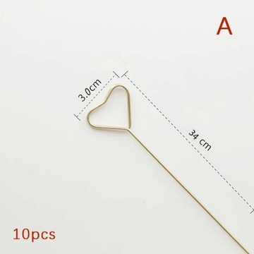 10pcs art card holder metal postcard clip flower shop special card