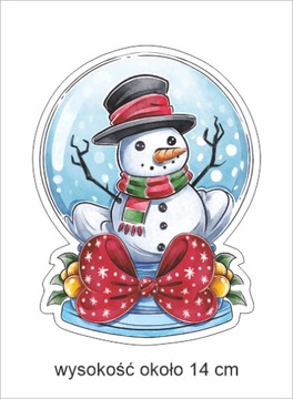 Набор РОЖДЕСТВЕНСКИХ наклеек на окно ЖИВОТНЫЕ, 20 шт.