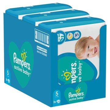 Pieluszki Pampers Active Baby rozmiar 5 11-16 kg 3x42 szt.