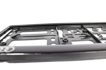 РАМКИ НОМЕРНОГО ЗНАКА AUDI SLINE 3D 2 шт. ВИЗУАЛЬНОЕ КАЧЕСТВО ХИТ