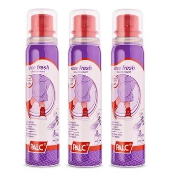 3x Odświeżacz do Butów Dezodorant Spray Fresh