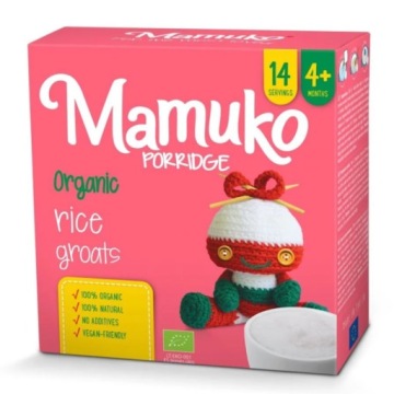 Кашка Рисова з Екологічних Занять UE для Дітей Натуральна Mamuko 4 міс.+