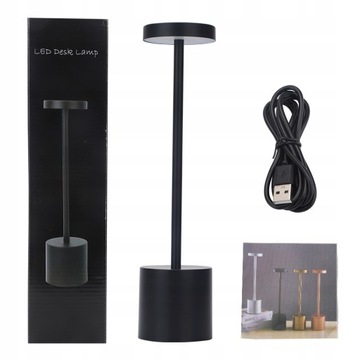 Черный сенсорный светильник для гостиной, спальни