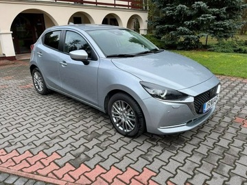 Mazda 2 III Hatchback Facelifting 1.5 SKYACTIV-G 90KM 2021 Mazda 2 1.5 benzyna Automat LEDy Kamery 360