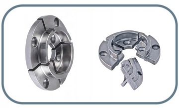 SZCZĘKI DO UCHWYTU TOKARSKIEGO GŁOWICY TOKARKI NOVA JS50N TEKNATOOL 50mm