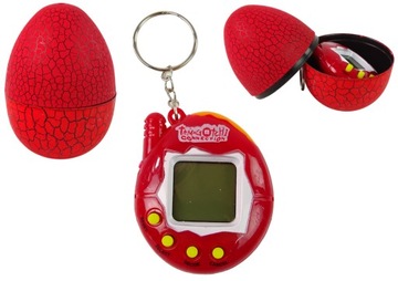 TAMAGOTCHI INTERAKTYWNE ZWIERZĄTKO W JAJKU CZERWO