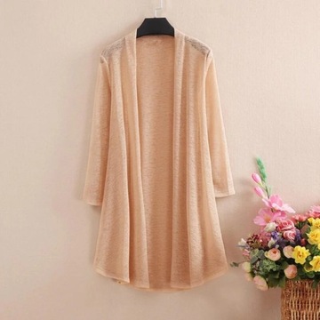 2022 Spring Summer Autumn Women Long Cardigan Soli