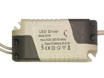 LED DRIVER 3W DC9 - трансформатор 12В