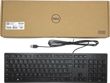 ORYGINALNA PRZEWODOWA BIUROWA KLAWIATURA DELL KB216 na USB QuietKey CZARNA