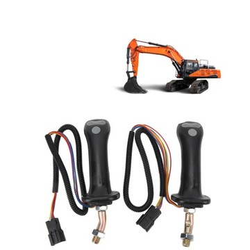 ДЖОЙСТИЧЕСКИЕ РУЧКИ ДЛЯ ЭКСКАВАТОРА, 2 ШТ., ЧЕРНЫЕ