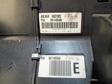 CITROEN C5 III RADIÁTOR VENTILÁTOR 9671485680