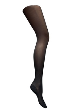 CALZEDONIA Czarne Rajstopy Kompresyjne WELLNESS TIGHTS 140 5 XL