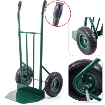 Wózek transportowy pompowane koła 280 kg G21 Profi