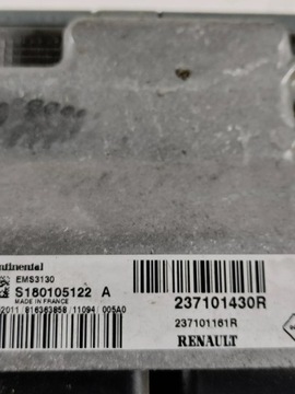 DACIA SANDERO I 1.6 S180105122A 237101430R JEDNOTKA ECU ŘÍZENÍ MOTORU