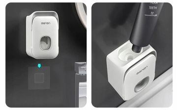 Дозатор зубной пасты соковыжималка для 2 зубных щеток, неинвазивный