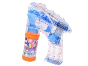 ПИСТОЛЕТ ДЛЯ МЫЛЬНЫХ ПУЗЫРЕЙ СВЕТОДИОДНЫЙ, АВТОМАТИЧЕСКИЙ