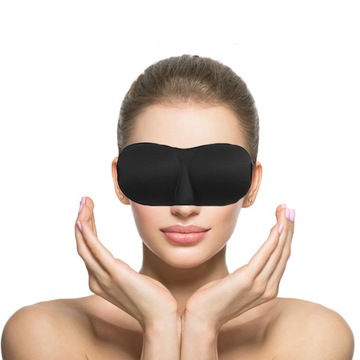 Opaska na Oczy Maska do Spania 3D Zatyczki Etui