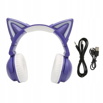 Kocie Ucho Zestaw Słuchawkowy Bluetooth Stereo