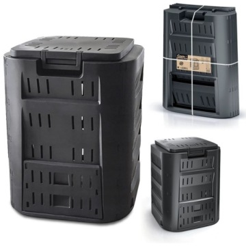 PROSPERPLAST KOMPOSTOWNIK 220L CZARNY COMPOGREEN WOODY