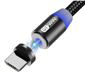 Kabel Ładowania Micro Usb 3 metry 3m Magnetyczny