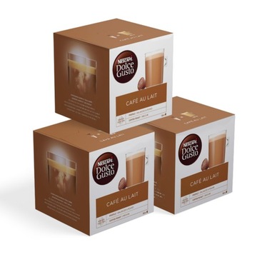 Kawa w kapsułkach NESCAFE Dolce Gusto Cafe Au lait 3 x 16 szt