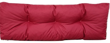Poduszka na PALETĘ 120 x 40 x 20/10 BORDO