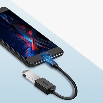 UGREEN US133 Адаптер Micro USB OTG (черный)