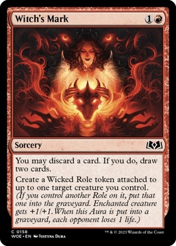 MTG 4x Witch's Mark