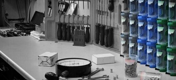 Organizer Pojemnik Q2 Long QuestSystem do warsztatu niebieski