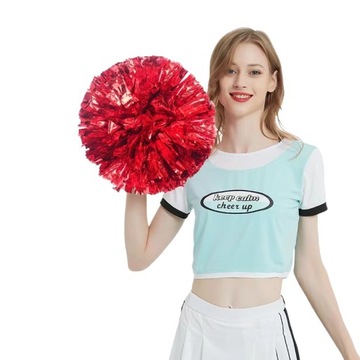 2x CHEERLEADERKA AEROBIK POMPONY POMPONY DO TAŃCA