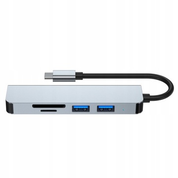 РАЗДЕЛИТЕЛЬ ПОРТОВ USB C 3.0 3x USB 2x SD TF КАРТРИДЕР АДАПТЕР 5 В 1