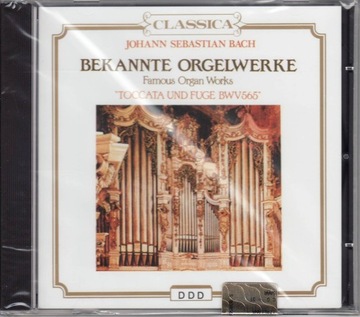 BACH Najsłynniejsze Utwory Organowe (CD)